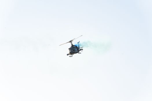 Helikopter Boxmeer vandaag boven centrum en richting Maasziekenhuis Pantein